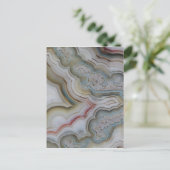 Abstracte steen briefkaart (Staand voorkant)