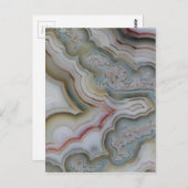 Abstracte steen briefkaart (Voorkant / Achterkant)