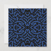 Abstracte stekelige kam met pieken in een patroon  kaart (Voorkant)