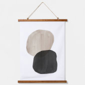 Abstracte stenen hangend wandkleed (Voorkant 2)