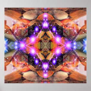 Abstracte Ster Poster