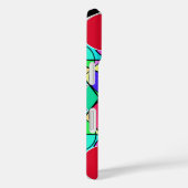 Abstracte Sterbloem Case-Mate iPhone Case (Achterkant / Rechts)