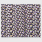 Abstracte sterren cadeaupapier (Vlak)