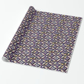 Abstracte sterren cadeaupapier (Uitgerold)