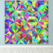 Abstracte sterren canvas afdruk (Insitu (Houten vloer))