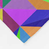 Abstracte sterren fleece deken (Hoek)