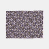 Abstracte sterren fleece deken (Voorkant (Horizontaal))