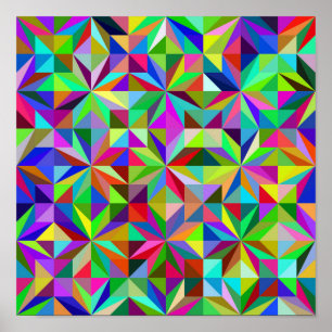 Abstracte sterren poster