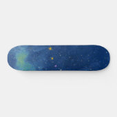 Abstracte sterrenhemel skateboard (Horizontaal)