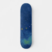 Abstracte sterrenhemel skateboard (Voorkant)