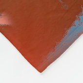 Abstracte Sterrenpatroon Gepersonaliseerde Fleece  (Hoek)