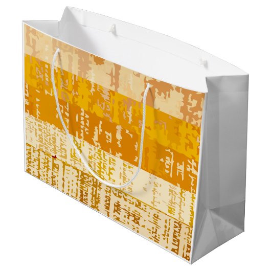 Abstracte stijl large cadeautasje (Achterkant Gekanteld)