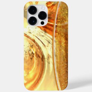 Abstracte stijlvolle gele natuurlijke aardtoontafe Case-Mate iPhone 14 pro max hoesje