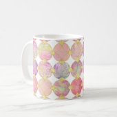 ✨ Abstracte Stippen: de kunst van de koffie Mok (Voorkant links)