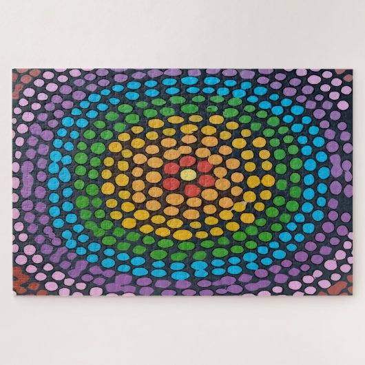 Abstracte Stippen Legpuzzel (Horizontaal)