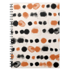 Abstracte stippen: Waterverf geometrie. Notitieboek