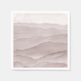 Abstracte stoffige roos bergen bruiloft servet