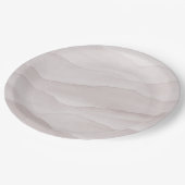 Abstracte stoffige roos bruiloft papieren bordje (Gekanteld)