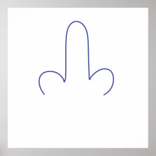 abstracte streep kunst poster