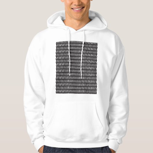 Abstracte Strepen Horizontale Achtergrond Hoodie (Voorkant)