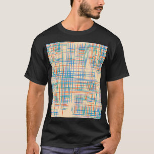 Abstracte strepen, kleurrijke etnische grasmat. t-shirt
