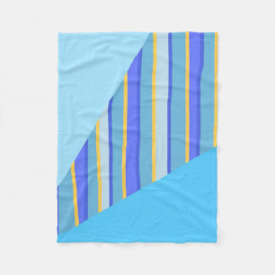 abstracte strepen kunst fleece deken