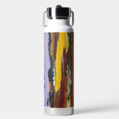 Abstracte strepen waterfles (Voorkant)