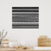 Abstracte stripes poster (Keuken)
