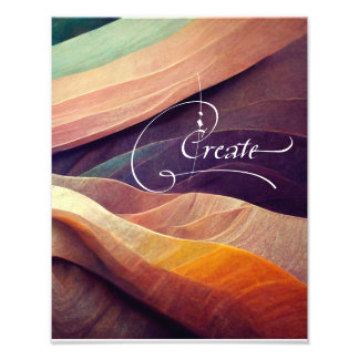 Abstracte stromende Creëer Decoratieve Typografie Foto Afdruk
