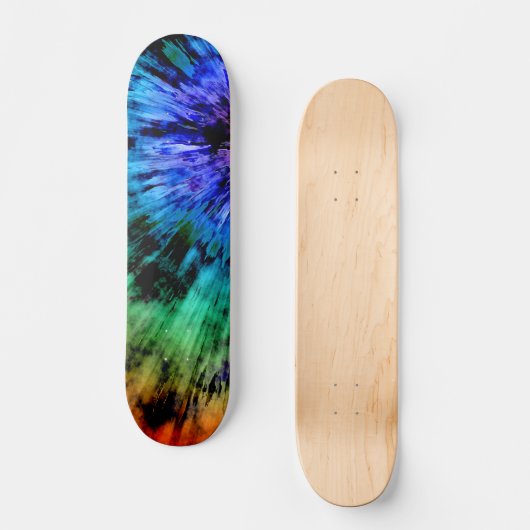 Abstracte stropdas skateboard (Voorkant)