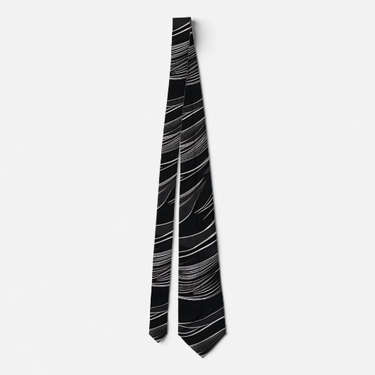 Abstracte Stropdas van Wavy Lines (Achterkant)