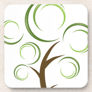 Abstracte structuur bier onderzetter