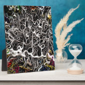 Abstracte structuur van patroonachtergrond fotoplaat (Zijkant)