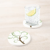 Abstracte structuur zandsteen onderzetter (Zijkant)