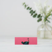 Abstracte struisvogels visitekaartjes (Staand voorkant)