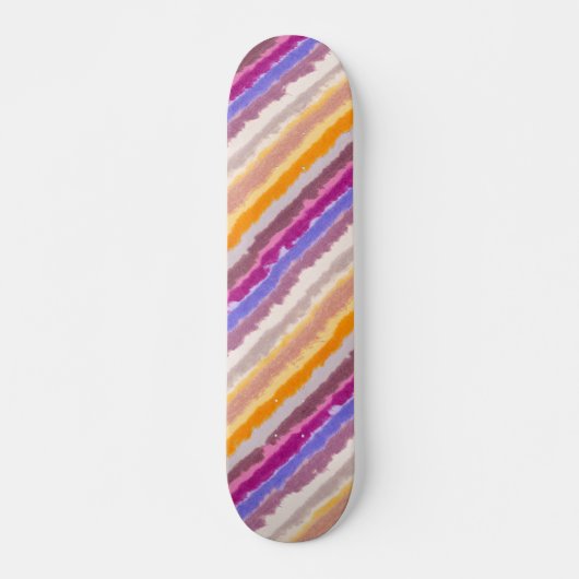 Abstracte Studio Stripes Skateboard (Voorkant)