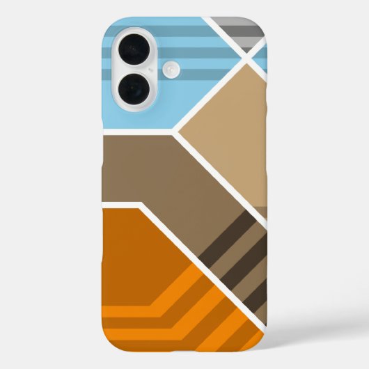 Abstracte subductiezone Case-Mate iPhone case (Achterkant)