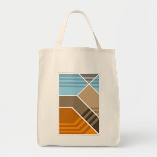 Abstracte subductiezone tote bag (Voorkant)