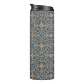 Abstracte Succulente Tuin Rosette Trellis Pattern Thermosbeker (Geroteerd rechts)