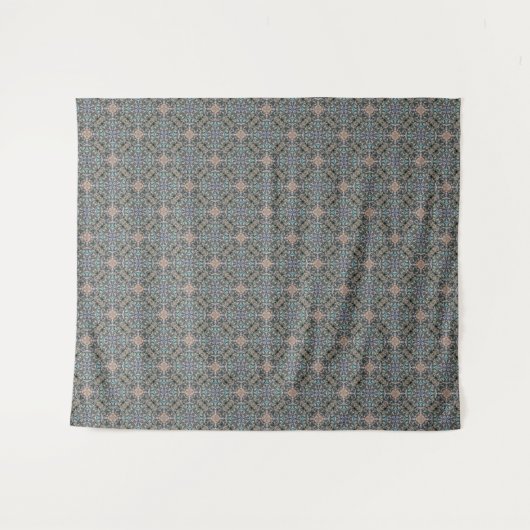 Abstracte Succulente Tuin Rosette Trellis Pattern Wandkleed (Voorkant (horizontaal))