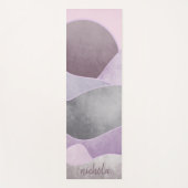 Abstracte Sun Mountains gepersonaliseerd Yogamat (Voorkant)