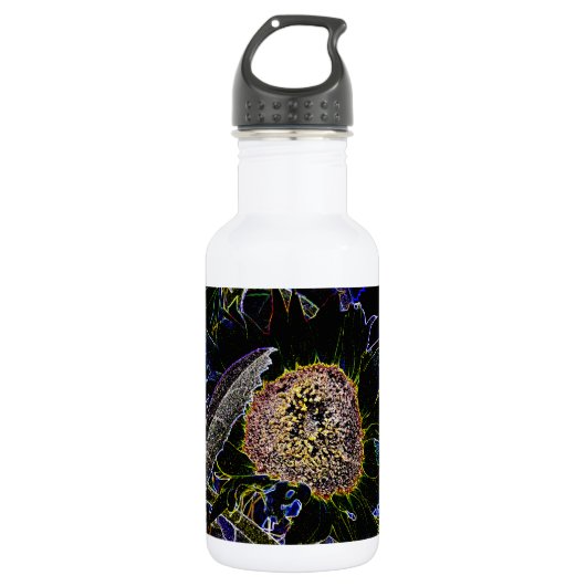 ABSTRACTE SUNFLOWERS WATERFLES  (Voorkant)