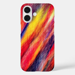 Abstracte Sunset Art Kleur iPhone Case