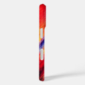 Abstracte Sunset Art Kleur iPhone Case (Achterkant / Rechts)