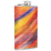 Abstracte Sunset Colour Flask Heupfles (Rechts)