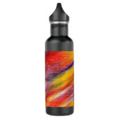 Abstracte Sunset Kleur Roestvrij staal Waterfles Waterfles (Links)