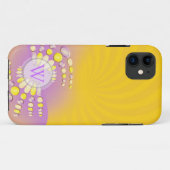 Abstracte Sunshine Swirl iPhone Case-Mate Case (Achterkant (horizontaal))