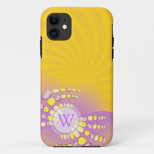 Abstracte Sunshine Swirl iPhone Case-Mate Case-Mate iPhone Case (Achterkant)