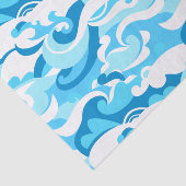 Abstracte surf golven tissuepapier (Detail)