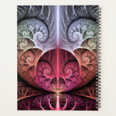 Abstracte Surreal Fantasy Fractal Name Planner (Achterkant)